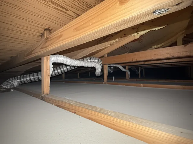 Rodent exclusion work sealing entry point on home exterior